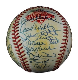 1992 Toronto Blue Jays World Champions Team Signed Baseball (34 Signatures)